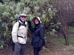 Tim and Jane on the tour