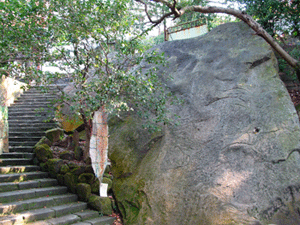 Quyan Rock with Jane's work